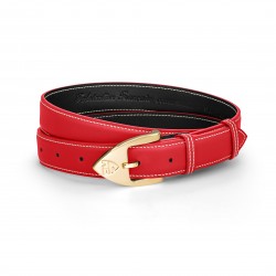 Women Belt - Calfskin - Red...