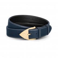 Men Belt - Calfskin - Blue...